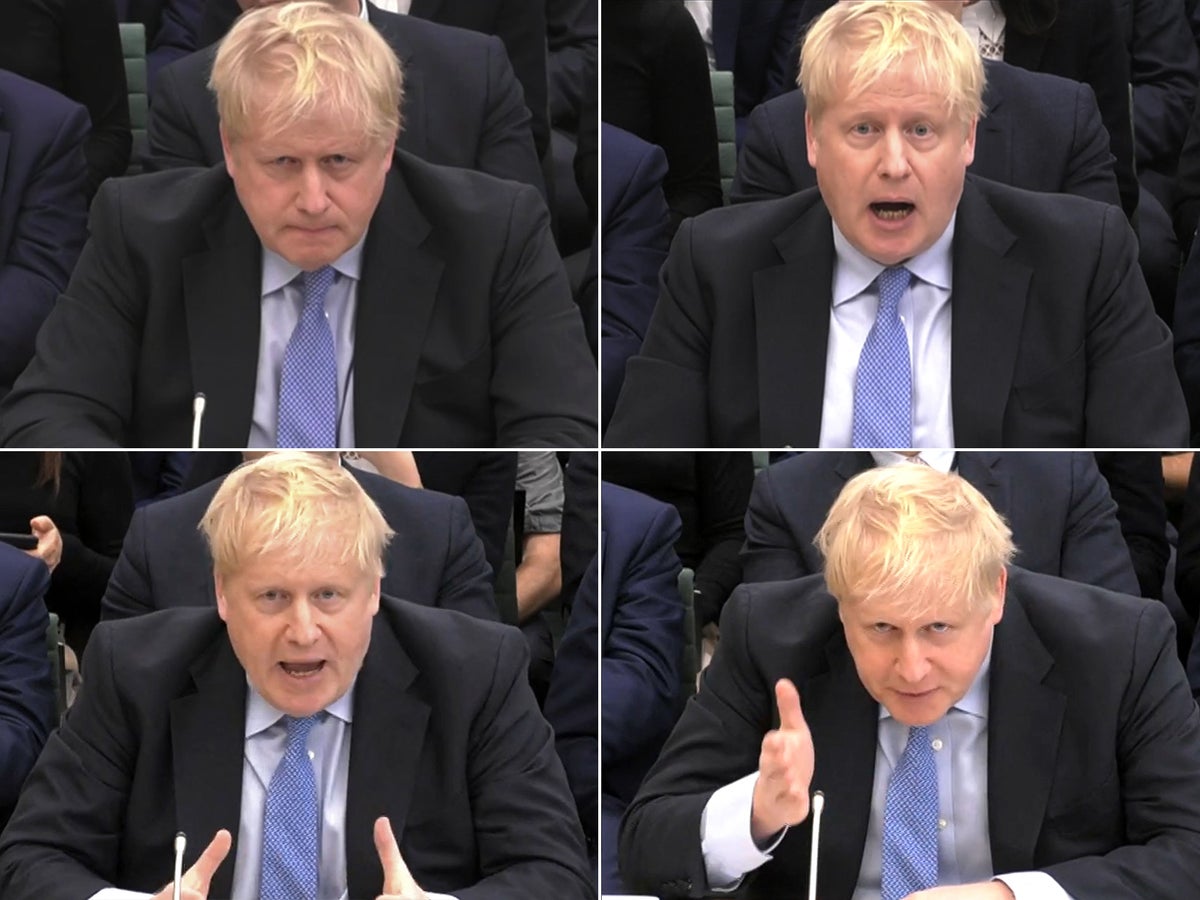 Voices: Boris Johnson looked more prime suspect than prime minister at his Partygate hearing