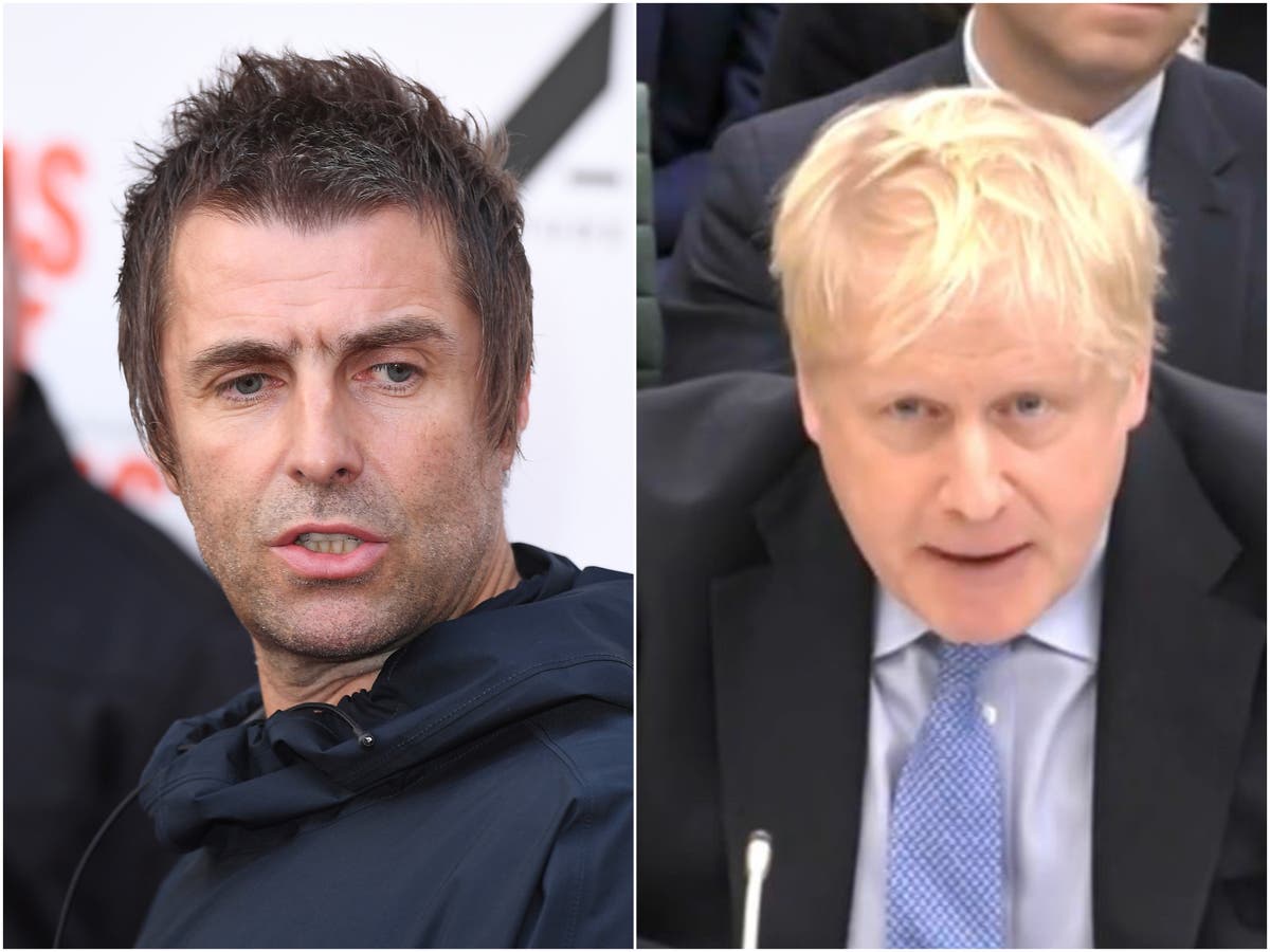Liam Gallagher says Boris Johnson got his ‘ass handed to him’ during Partygate probe Liam Gallagher says Boris Johnson got his ‘ass handed to him’ during Partygate probe