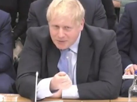 Boris Johnson gave evidence to MPs in a three-hour grilling