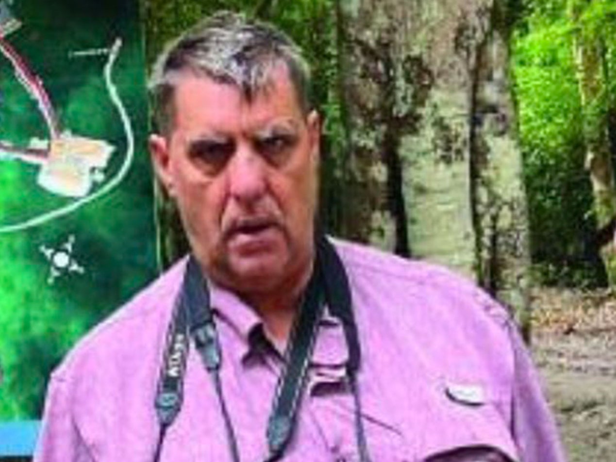 Raymond Vincent Ashcraft went missing on 3 February at the Tikal National Park in Guatemala Park