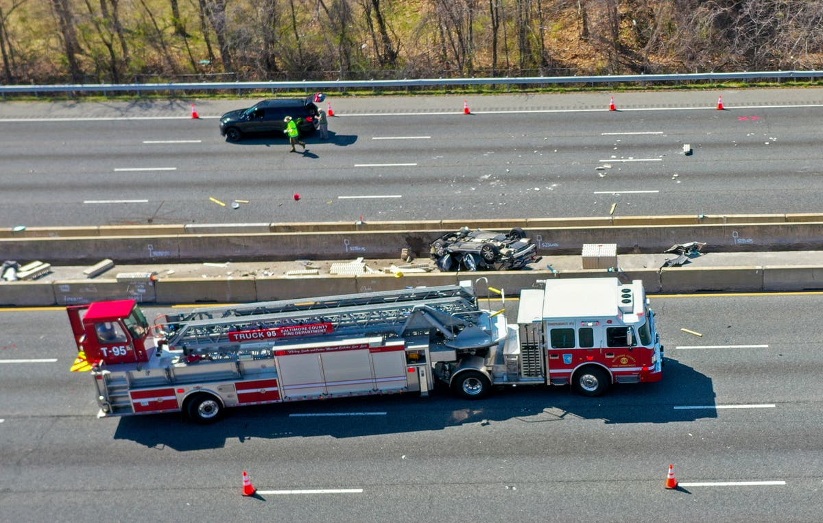 Police 6 dead after workzone crash on Baltimore Beltway The Independent