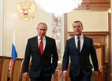 Russia-Ukraine war – live: Attempt to arrest Putin would be declaration of war, says Medvedev