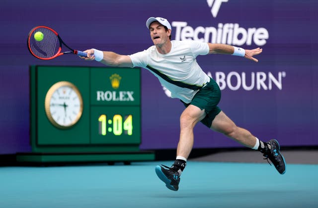 <p>Andy Murray suffered defeat to Dusan Lajovic in Miami </p>