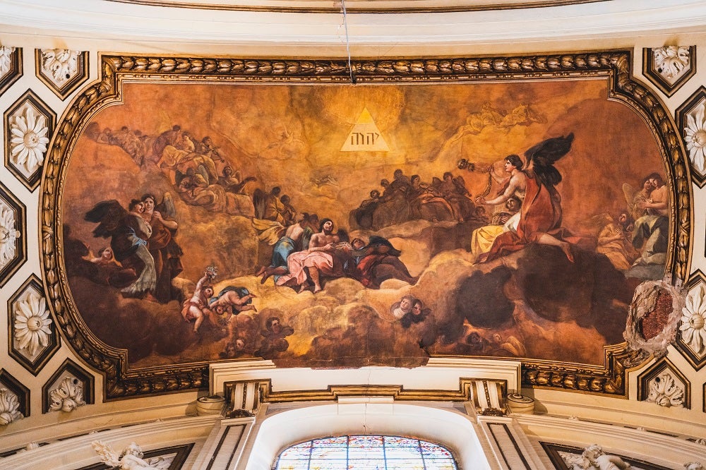 Frescoes by Francisco Goya adorn Basilica del Pilar
