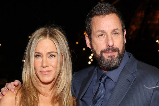 <p>Jennifer Aniston and Adam Sandler are co-stars in Murder Mystery in addition to other movies. </p>