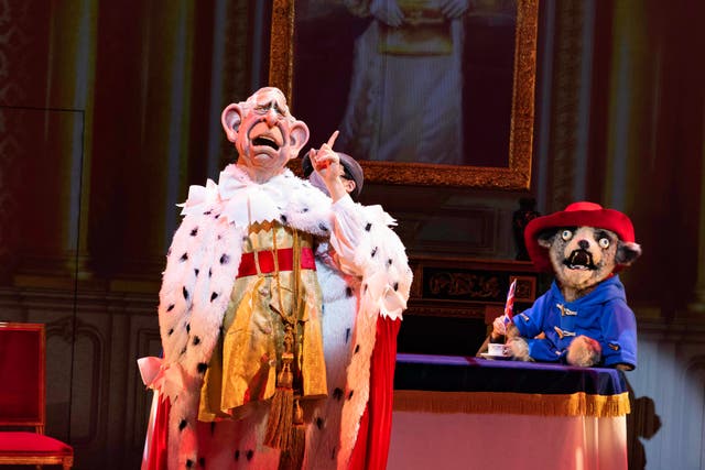 <p>‘King Charles’ and ‘Paddington' in ‘Idiots Assemble: Spitting Image Saves the World’</p>