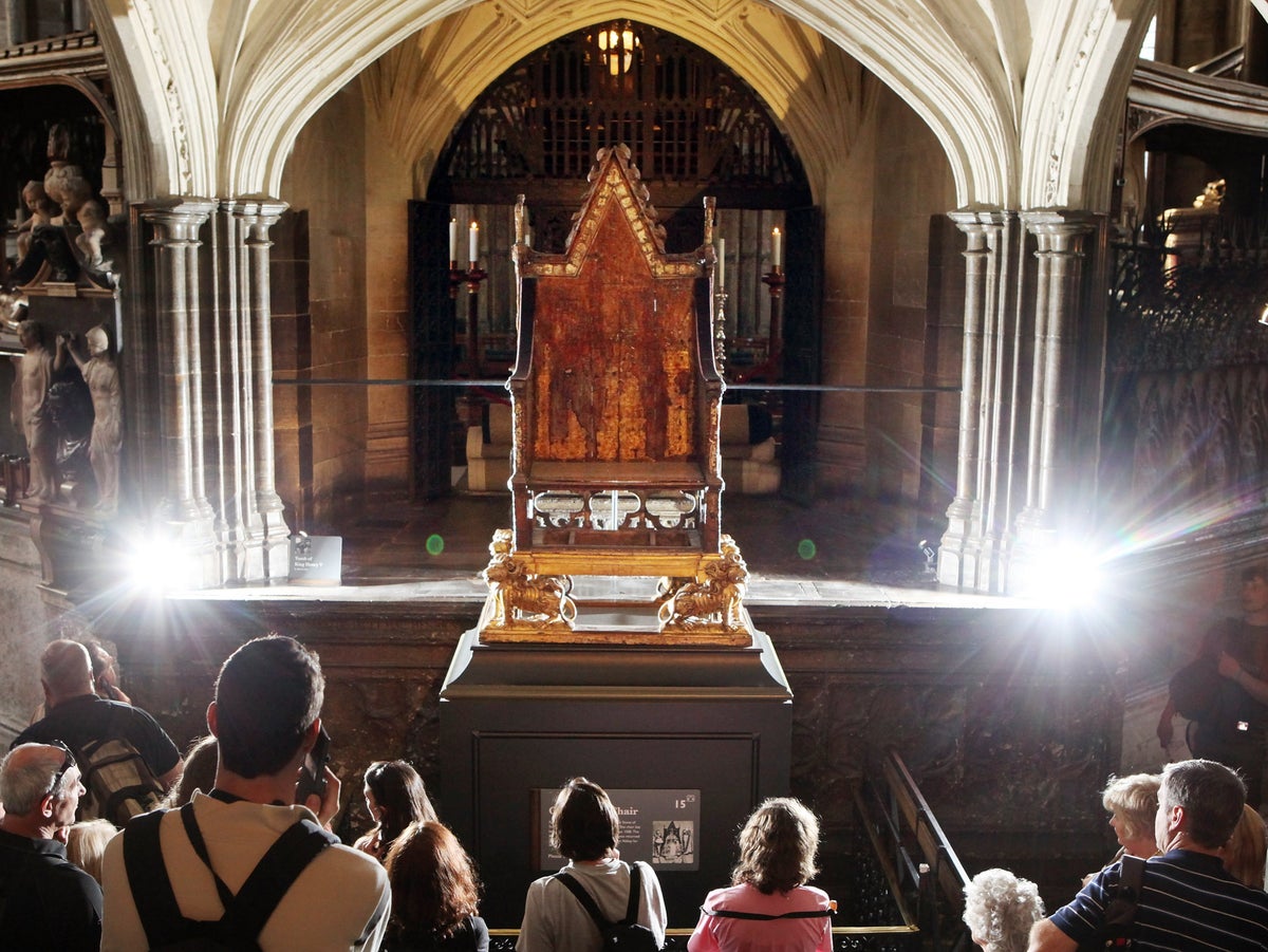 The fascinating history behind the chair King Charles will sit on at his coronation