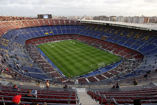 Barcelona are facing a UEFA investigation (Nick Potts/PA)