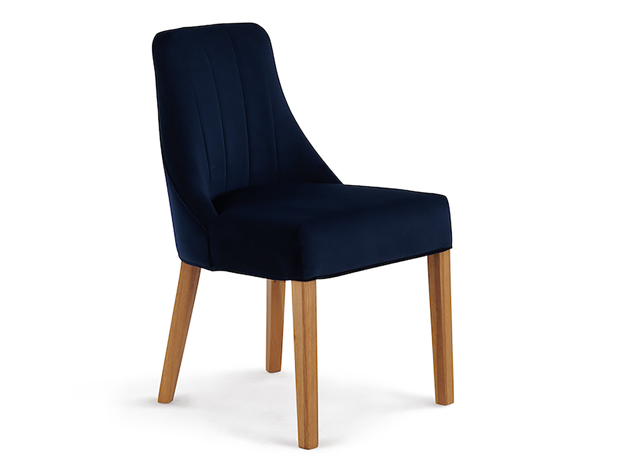 Oak Furnitureland Marlene upholstered chair, midnight blue