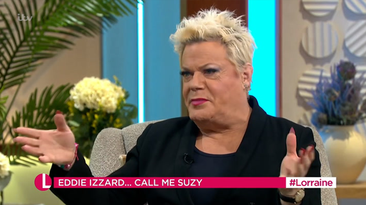 Eddie Izzard reveals she has added new name to her passport