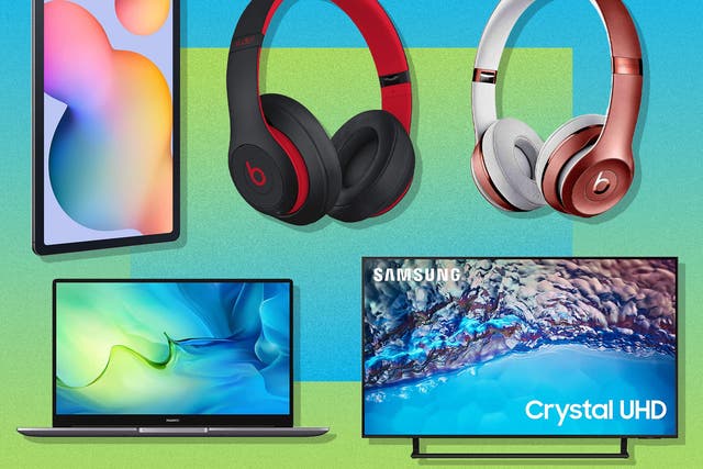 <p>Find discounts on televisions, headphones and more </p>