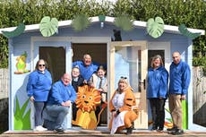 Lottery winners rebuild playhouse for disabled children destroyed by vandals