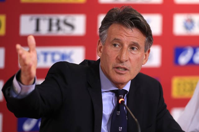 <p>Lord Coe revealed on Thursday that World Athletics had banned transgender female athletes from competing in female category events</p>