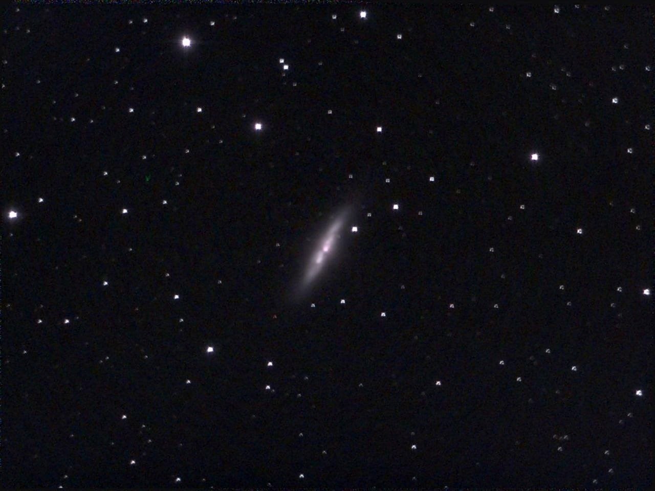 A 12 minute exposure of the Cigar Galaxy, captured with the Unistellar eQuinox 2