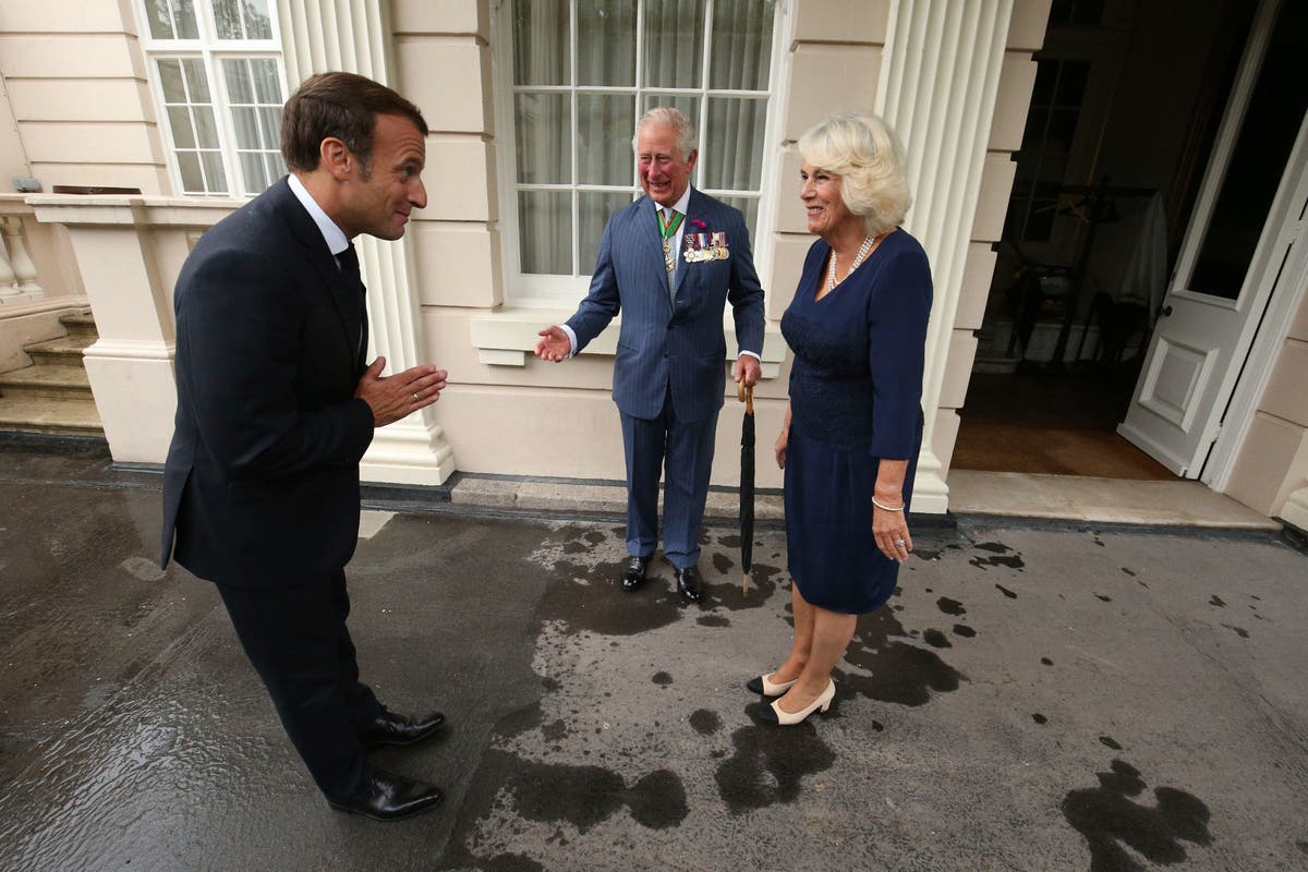 Manifestations autour de la visite du roi Carlos III.  en France