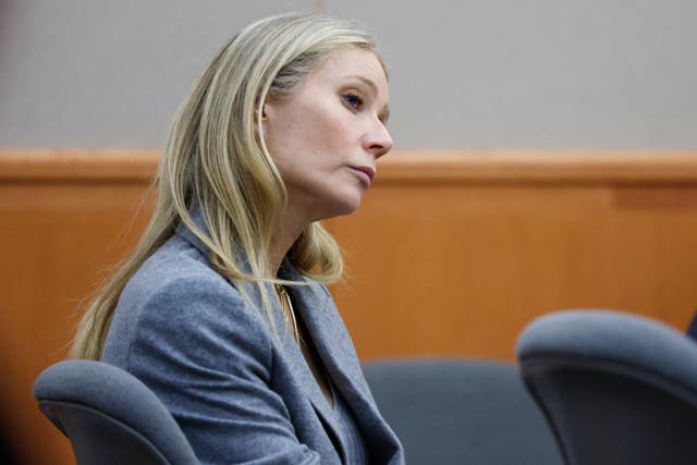 Gwyneth Paltrow causing ski collision is most likely scenario, US court told (AP Photo/Jeff Swinger, Pool)