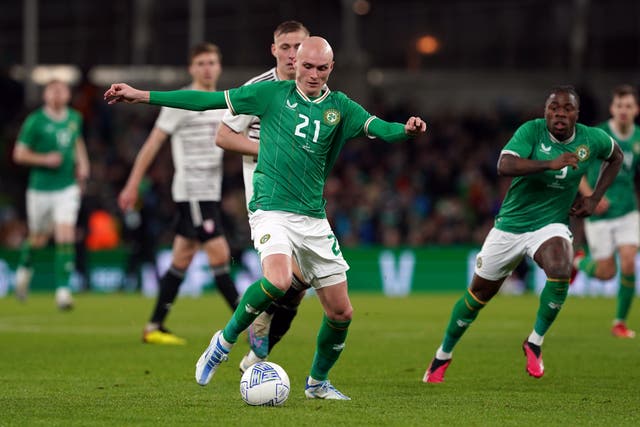 Will Smallbone is hoping he will get the change to face France after impressing on his senior Republic of Ireland debut against Latvia (Brian Lawless/PA)
