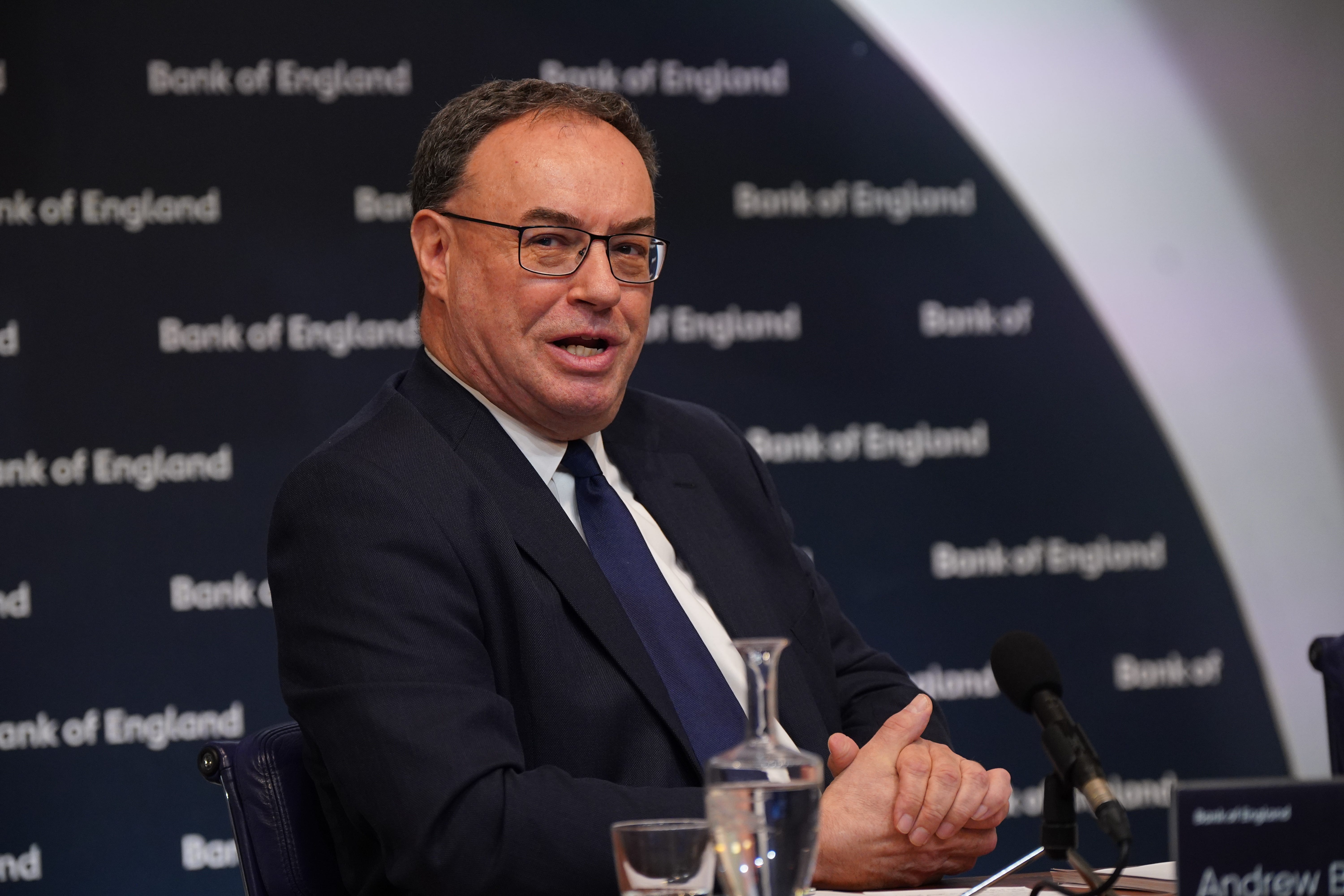 Andrew Bailey, governor of the Bank of England, said high inflation ‘hurts the least well off’