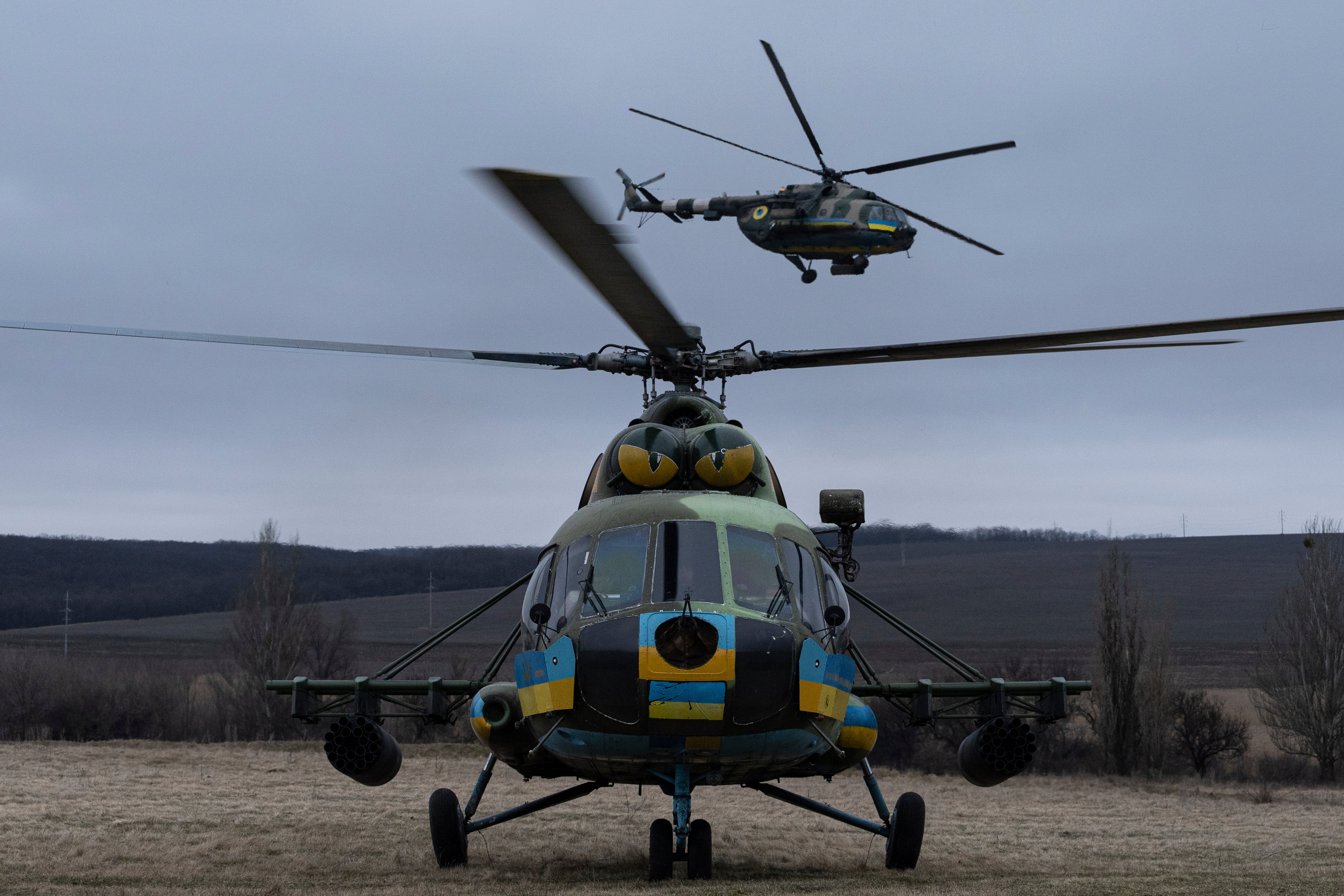Russia Ukraine War Helicopter Unit