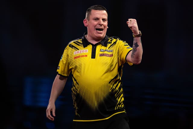 Dave Chisnall is getting back to his best form after two recent wins on the European Tour (Steven Paston/PA)