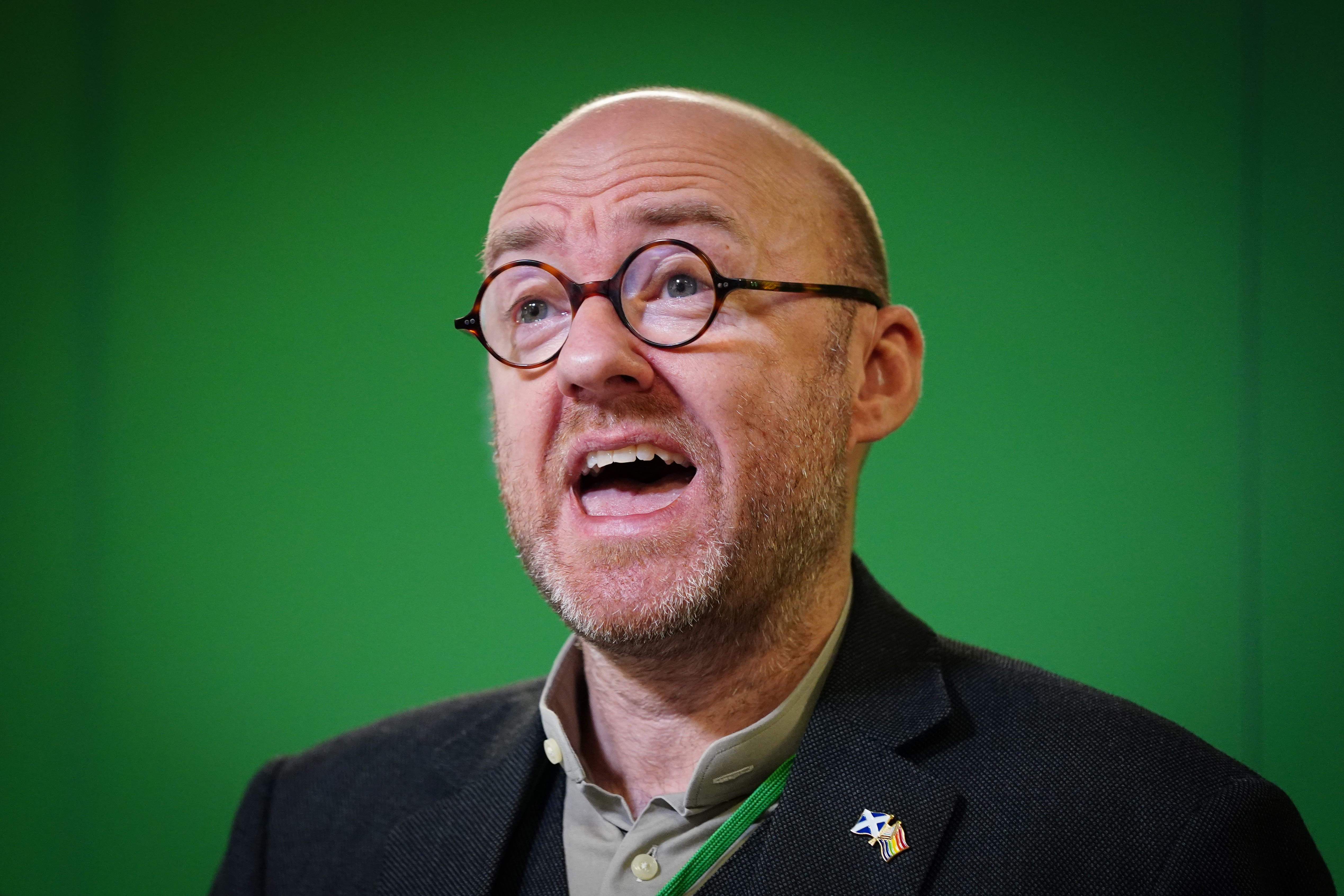 The future of the power-sharing deal between the Scottish Greens and the SNP is set to be determined, Patrick Harvie said. (Jane Barlow/PA)