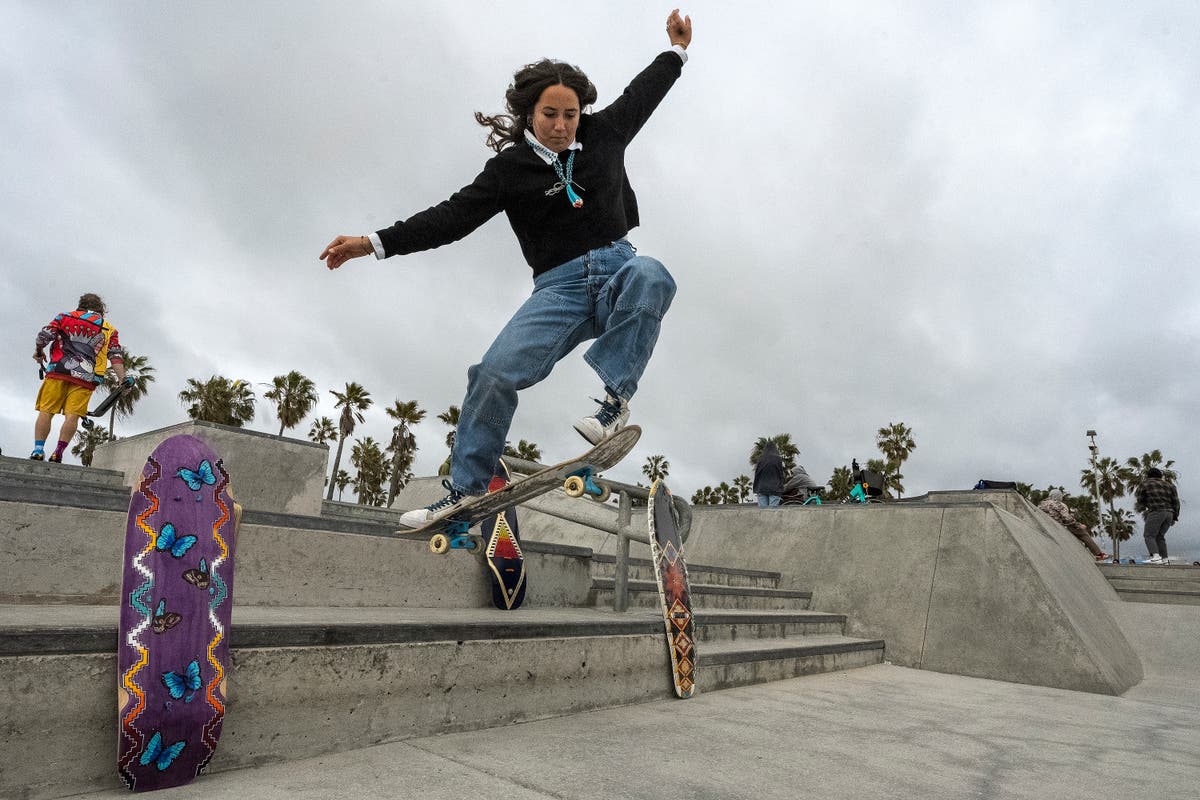 Indigenous artists help skateboarding earn stamp of approval