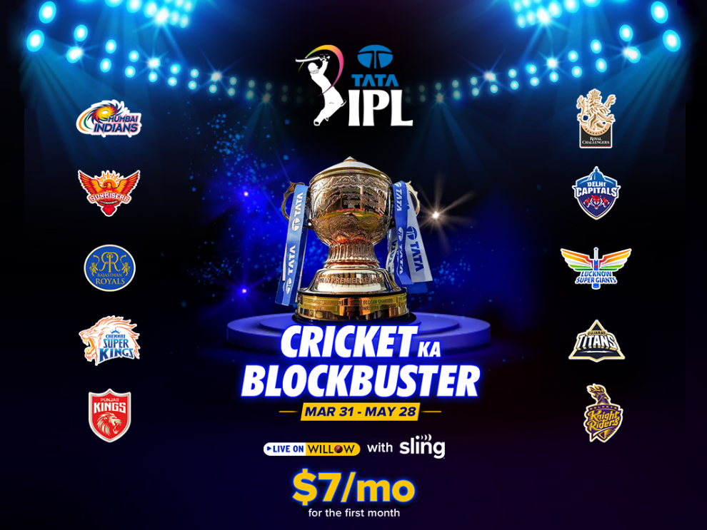 TATA IPL 2023 Heres how Sling TV can help you catch the action The Independent