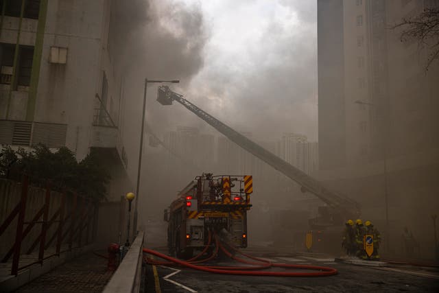 HONG KONG-INCENDIO