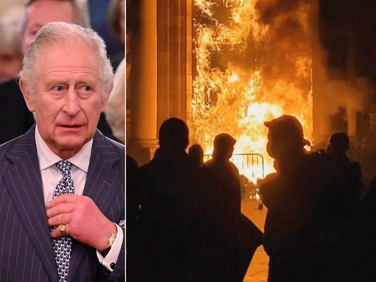 King Charles’s safety ‘couldn’t be guaranteed’ amid France pension protests – latest news