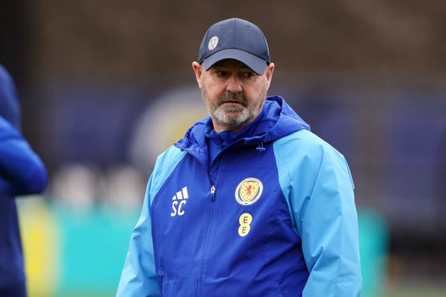 Steve Clarke has signed a new deal with Scotland (Andrew Milligan/PA)