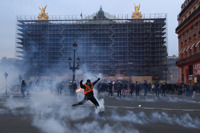 France Pension Protests Photo Gallery
