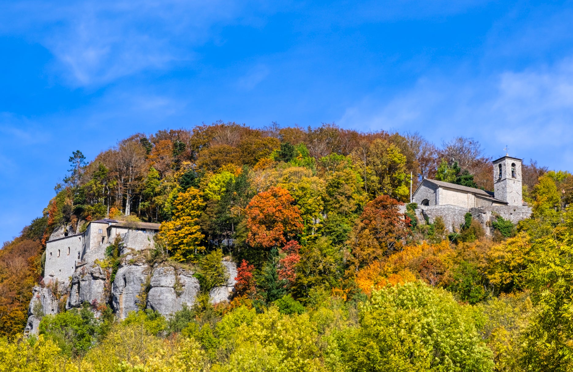 The Franciscan sanctuary of La Verna