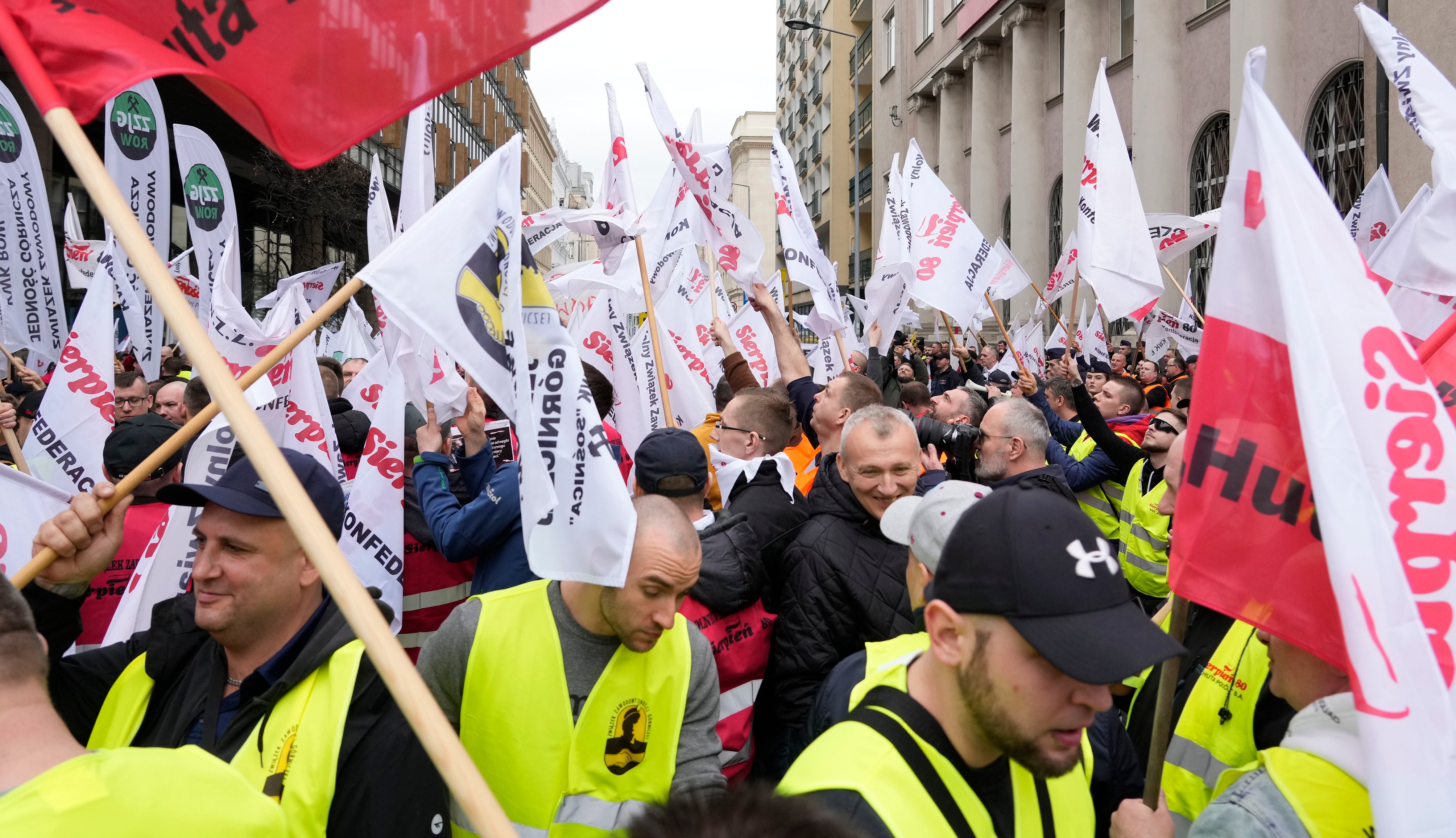 Poland EU Miners Protest