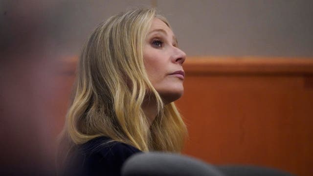 <p>Gwyneth Paltrow in court on Friday</p>