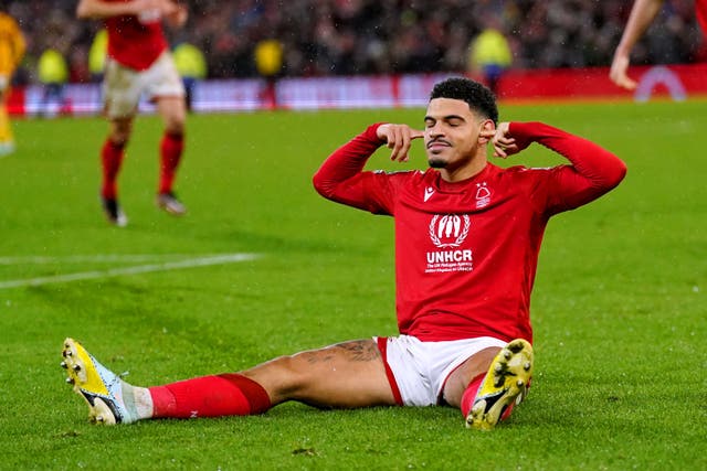 Nottingham Forest’s Morgan Gibbs-White will captain England Under-21s this weekend. (Tim Goode/PA)