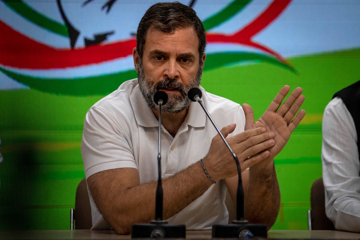 Indian opposition leader Rahul Gandhi attacks Modi over disqualification from parliament: ‘He is terrified’