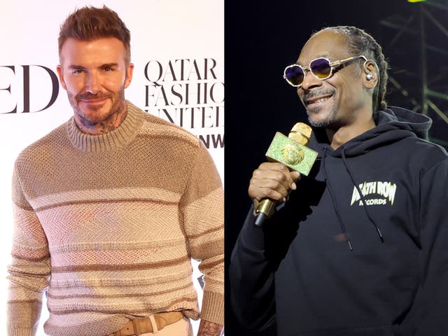 <p>David Beckham and Snoop Dogg have been friends for 30 years</p>