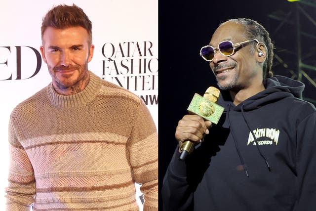 <p>David Beckham and Snoop Dogg have been friends for 30 years</p>