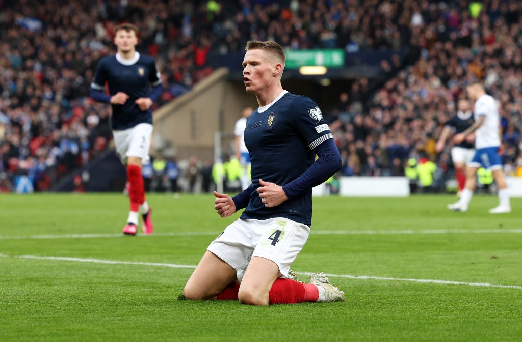 Scott McTominay’s late double helps Scotland make rare winning start to