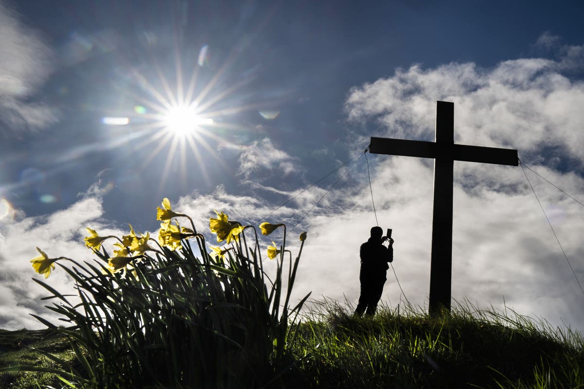 Chevin Cross returns to Yorkshire ridge to mark approach of Easter