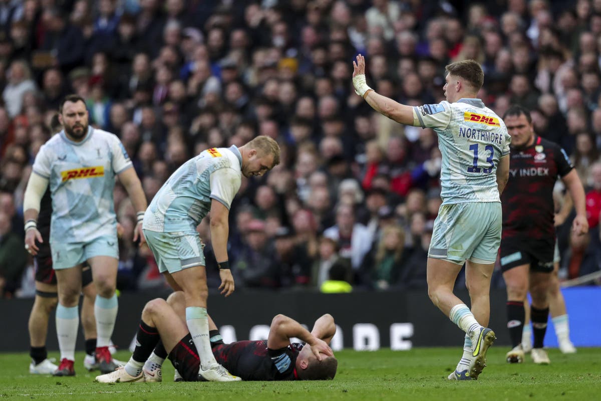 Saracens and England wait on Owen Farrell ankle injury news Saracens and England wait on Owen Farrell ankle injury news