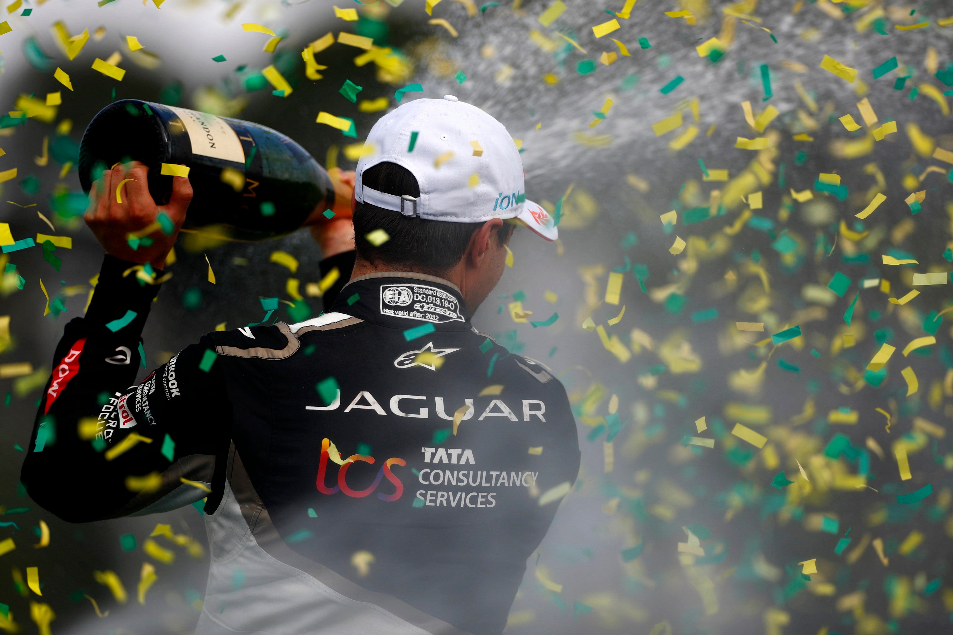 Evans leads all-Jaguar Formula E podium in Sao Paulo