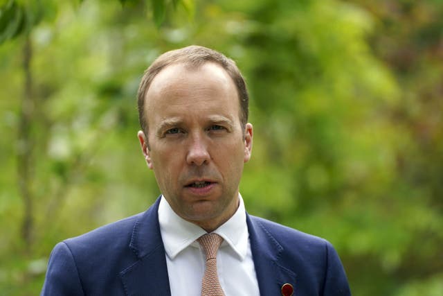 Former health secretary Matt Hancock told a fake international firm his daily rate for external work was £10,000 (Steve Parsons/PA)