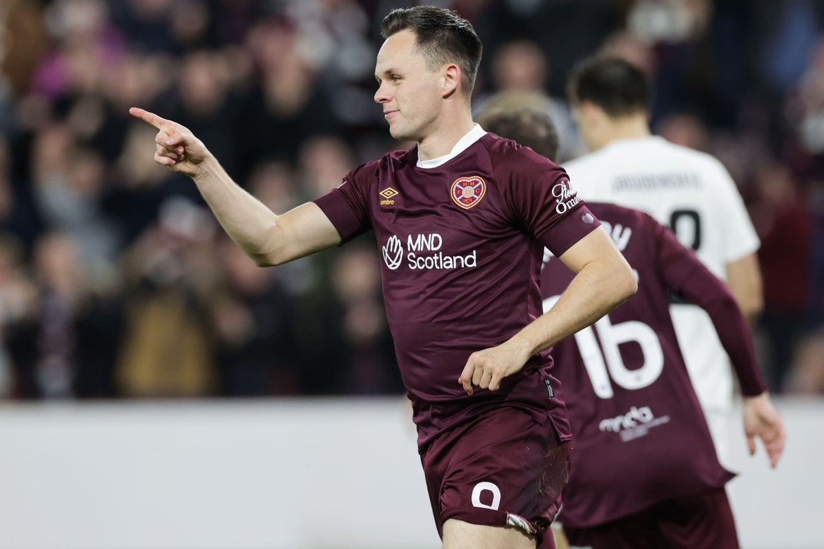Scotland add Hearts striker Lawrence Shankland to squad to face Spain