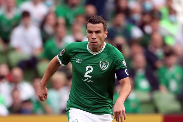 Republic of Ireland skipper Seamus Coleman remains a doubt for Monday night’s Euro 2024 qualifier against France (Niall Carson/PA)