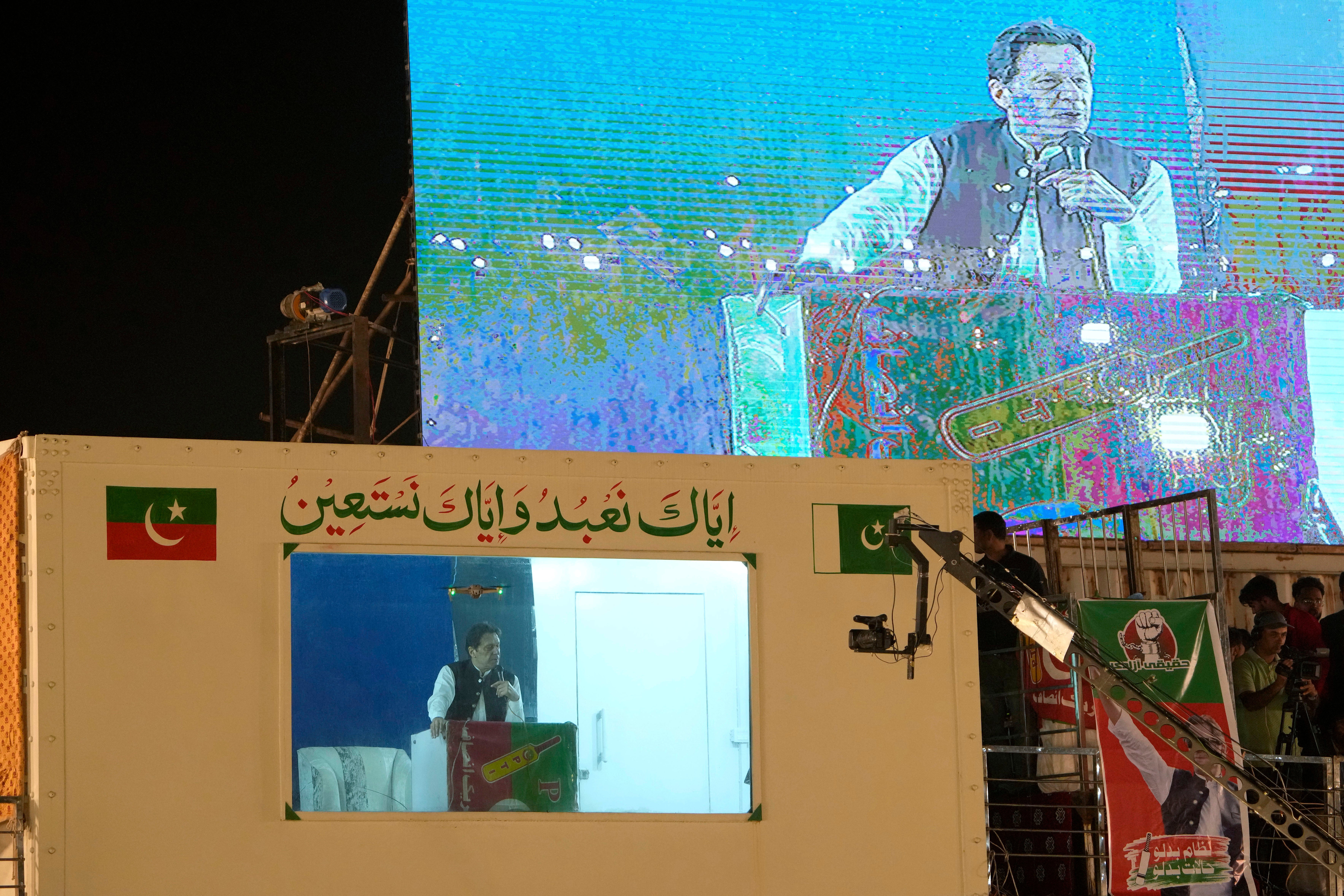 APTOPIX Pakistan Politics