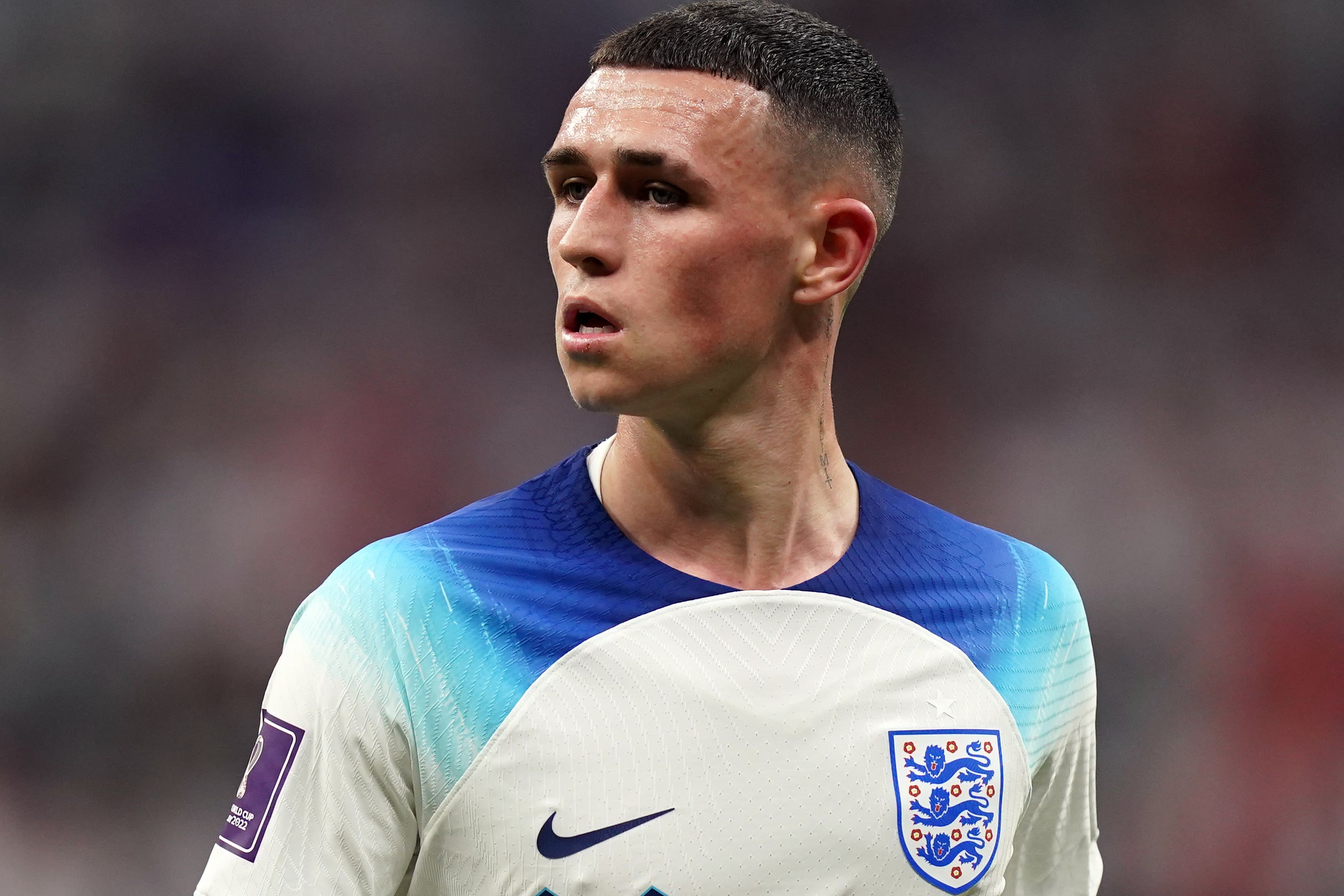 Phil Foden will miss England’s Euros qualifier against Ukraine after having his appendix removed (Mike Egerton/PA Images).