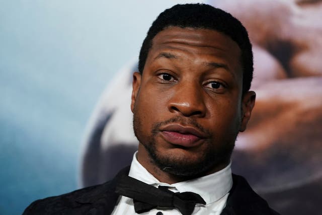 <p>Jonathan Majors at the Creed III premiere in Los Angeles on 27 February, 2023</p>