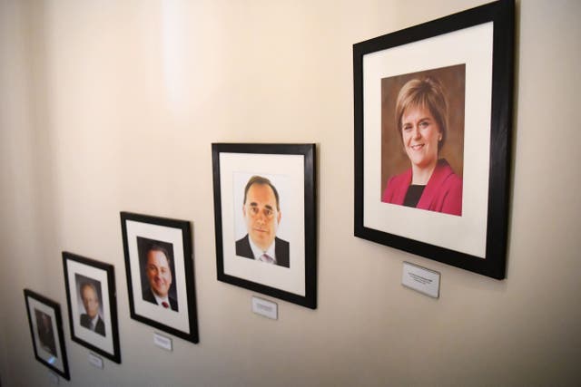 Scotland’s new first minister will face a series of challenges by the time their portrait is placed on the wall in Bute House (Andy Buchanan/PA)