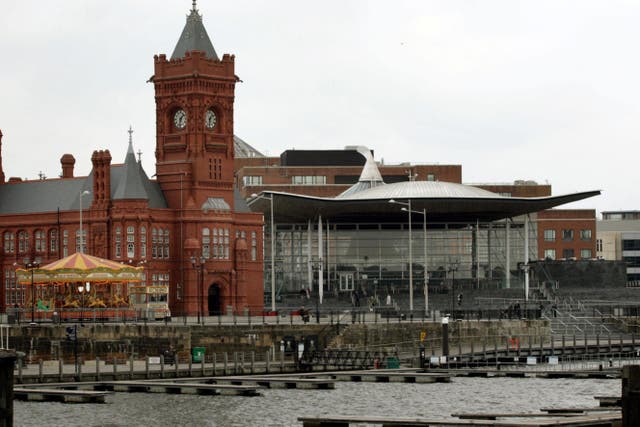 General views of the Senedd, the Welsh Assembly building in Cardiff Bay (Anthony Devlin/PA)